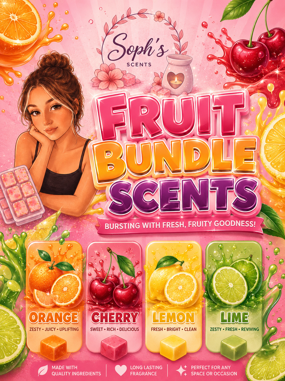 Fruit bundle scents🍊🍒🍋🍋‍🟩